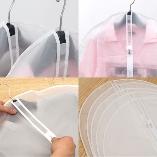 투명 의류커버 옷커버 5P 오염방지 옷정리 보관